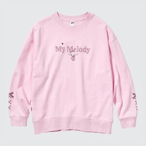 Uniqlo UT Sanrio Character My Melody Pink Oversized Sweatshirt - Small